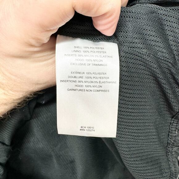 Lole Jacket Womens Size Large Jive Black Rain Lightweight Full Zip Up Hooded - Picture 3 of 5